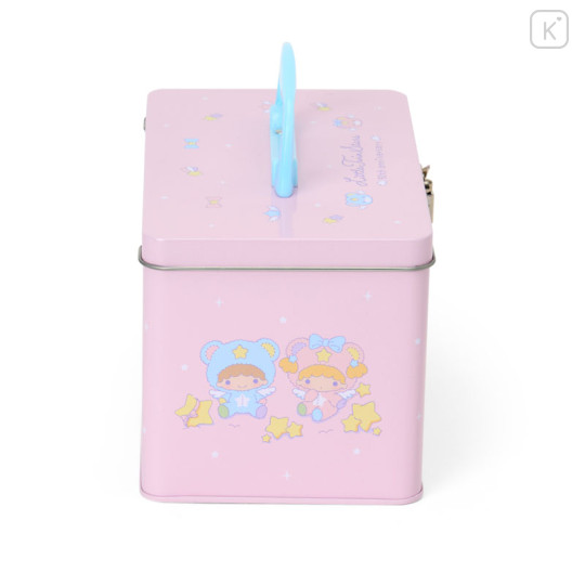 Japan Sanrio Original Tin Can Storage Box - Little Twin Stars : Starry Sky Angel 50th Anniversary - 3