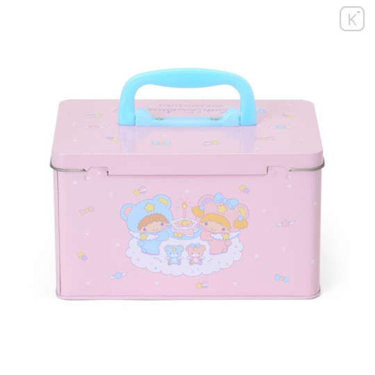 Japan Sanrio Original Tin Can Storage Box - Little Twin Stars : Starry Sky Angel 50th Anniversary - 4