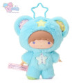 Japan Sanrio Original Mascot Holder - Little Twin Stars : Starry Sky Angel 50th Anniversary Kiki Fine Face Puff Bear Costume - 1