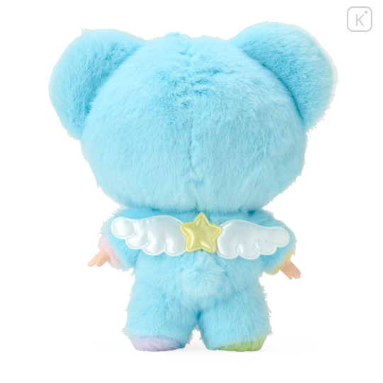 Japan Sanrio Original Mascot Holder - Little Twin Stars : Starry Sky Angel 50th Anniversary Kiki Fine Face Puff Bear Costume - 3