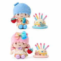 Japan Sanrio Original Plush Toy Set - Little Twin Stars : Birthday Celebration