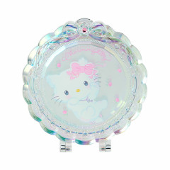 Japan Sanrio Original Folding Mirror Stand - Charmmy Kitty : My Furbaby Charmmykitty Aurora Hologram Sliver