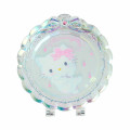 Japan Sanrio Original Folding Mirror Stand - Charmmy Kitty : My Furbaby Charmmykitty Aurora Hologram Sliver - 1