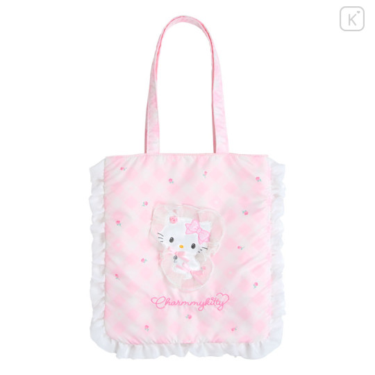 Japan Sanrio Original Frill Tote Bag - Charmmy Kitty : My Furbaby Charmmykitty - 1