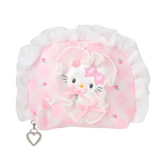Japan Sanrio Original Frill Cosmetic Pouch - Charmmy Kitty : My Furbaby Charmmykitty