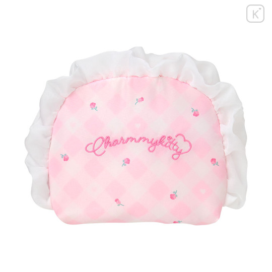 Japan Sanrio Original Frill Cosmetic Pouch - Charmmy Kitty : My Furbaby Charmmykitty - 2