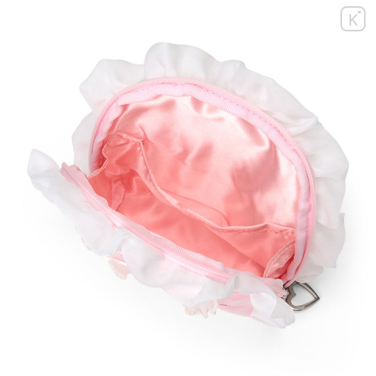 Japan Sanrio Original Frill Cosmetic Pouch - Charmmy Kitty : My Furbaby Charmmykitty - 3