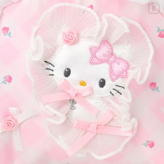 Japan Sanrio Original Frill Cosmetic Pouch - Charmmy Kitty : My Furbaby Charmmykitty - 4