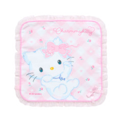 Japan Sanrio Original Mini Towel Handkerchief - Charmmy Kitty : My Furbaby Charmmykitty Frill