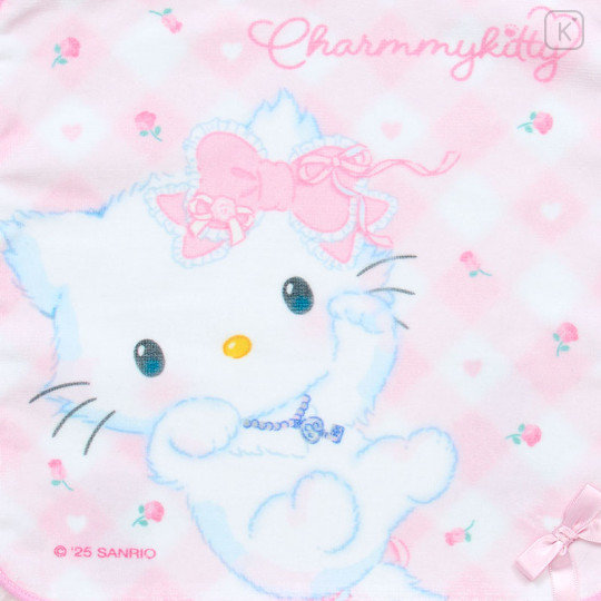 Japan Sanrio Original Mini Towel Handkerchief - Charmmy Kitty : My Furbaby Charmmykitty Frill - 2