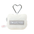 Japan Sanrio Original Mascot Holder - Hello Kitty : I Love Hello Kitty Face Silver - 2