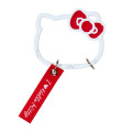 Japan Sanrio Original Steel Carabiner - Hello Kitty : I Love Hello Kitty Face - 2