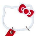 Japan Sanrio Original Steel Carabiner - Hello Kitty : I Love Hello Kitty Face - 3