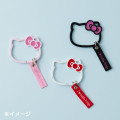 Japan Sanrio Original Steel Carabiner - Hello Kitty : I Love Hello Kitty Face Pink - 5