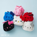 Japan Sanrio Original Face-shaped Drawstring Bag - Hello Kitty : I Love Hello Kitty Red - 5