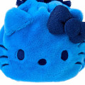 Japan Sanrio Original Face-shaped Drawstring Bag - Hello Kitty : I Love Hello Kitty Blue - 3