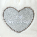 Japan Sanrio Original Face-shaped Drawstring Bag - Hello Kitty : I Love Hello Kitty Sliver - 4