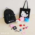 Japan Sanrio Original Face-shaped Drawstring Bag - Hello Kitty : I Love Hello Kitty Sliver - 6
