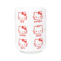 Japan Sanrio Japanese Tea Cup - Dear Daniel & Hello Kitty : Funny Face Red - 1