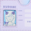 Japan Sanrio Card Case - Kuromi : Profile Face - 6