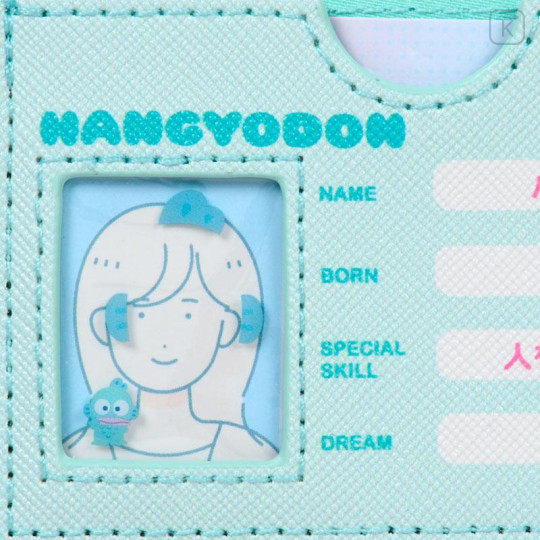 Japan Sanrio Card Case - Hangyodon : Profile Face - 6