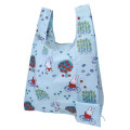 Japan Miffy Eco Shopping Bag & Mini Bag - Miffy : Light Blue Bike - 1