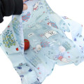 Japan Miffy Eco Shopping Bag & Mini Bag - Miffy : Light Blue Bike - 3