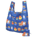 Japan Miffy Eco Shopping Bag & Mini Bag - Boris & Miffy : Navy Friends - 1