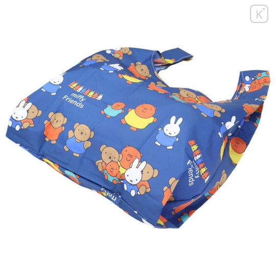 Japan Miffy Eco Shopping Bag & Mini Bag - Boris & Miffy : Navy Friends - 2