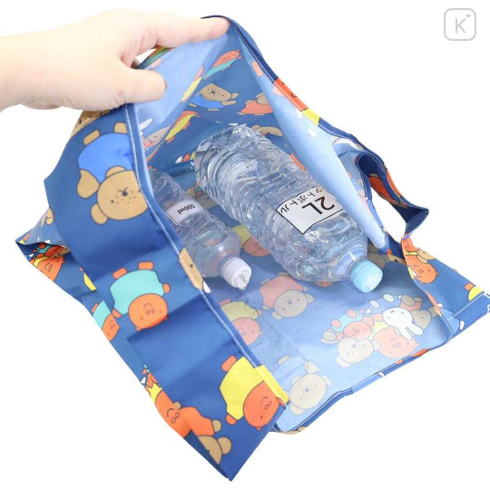 Japan Miffy Eco Shopping Bag & Mini Bag - Boris & Miffy : Navy Friends - 3