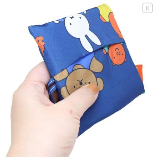 Japan Miffy Eco Shopping Bag & Mini Bag - Boris & Miffy : Navy Friends - 4