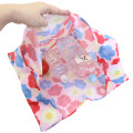 Japan Miffy Eco Shopping Bag & Mini Bag - Miffy : Pink Flower Colorful - 3