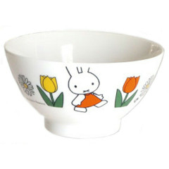 Japan Miffy Rice Bowl - Miffy : Flower Retro
