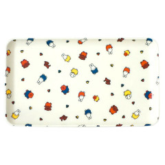 Japan Miffy Melamine Tray - Miffy : Dance With Friends