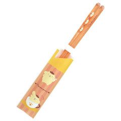 Japan Sanrio Clear Chopsticks 23cm - Pompompurin : Light Orange