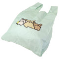 Japan San-X Eco Shopping Bag & Mascot Pouch - Rilakkuma : Mint Relax - 2