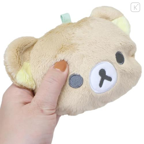 Japan San-X Eco Shopping Bag & Mascot Pouch - Rilakkuma : Mint Relax - 4