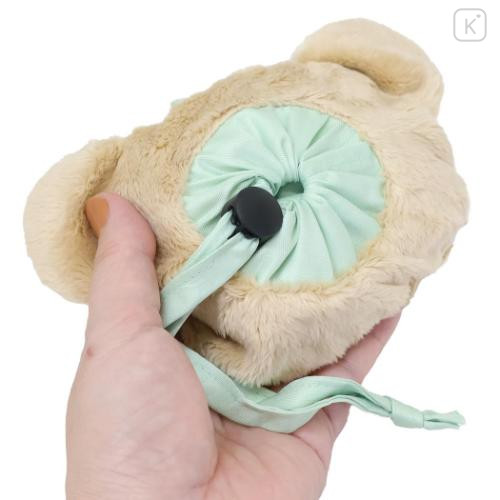 Japan San-X Eco Shopping Bag & Mascot Pouch - Rilakkuma : Mint Relax - 5