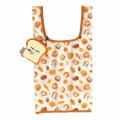 Japan Bread Thief Eco Shopping Bag & Mascot Pouch - Light Brown White - 1