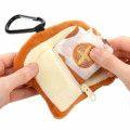 Japan Bread Thief Eco Shopping Bag & Mascot Pouch - Light Brown White - 4
