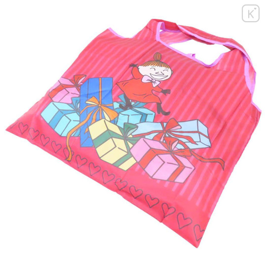 Japan Moomin Eco Shopping Bag - Little My : Happy Boxing Day Pink - 2
