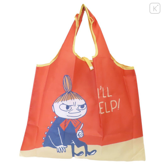 Japan Moomin Eco Shopping Bag - Little My : Hungry Orange - 1