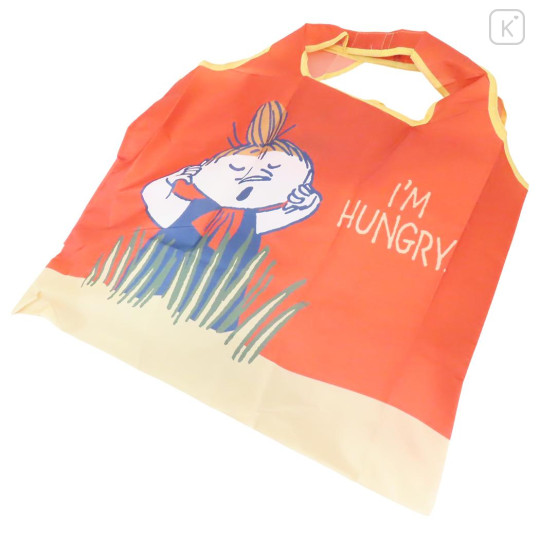 Japan Moomin Eco Shopping Bag - Little My : Hungry Orange - 2