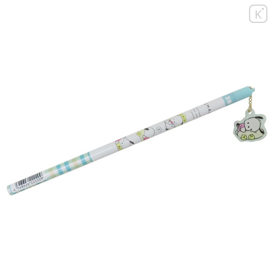 Japan Sanrio Mascot 2B Pencil - Pochacco : Gingham Relax - 1
