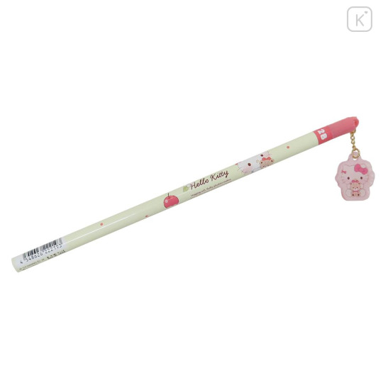 Japan Sanrio Mascot 2B Pencil - Hello Kitty & Tiny Chum : Light Yellow - 1