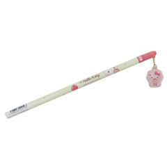 Japan Sanrio Mascot 2B Pencil - Hello Kitty & Tiny Chum : Light Yellow