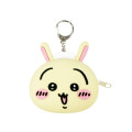 Japan Chiikawa Restaurant Mini Silicone Pouch Keychain - Usagi : Face - 1