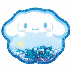 Japan Sanrio Big Glitter Shaker Sticker - Cinnamoroll : Cloud