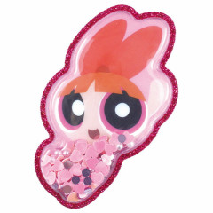 Japan The Powerpuff Girls Big Glitter Shaker Sticker - Blossom