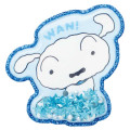 Japan Crayon Shin-chan Big Glitter Shaker Sticker - Crayon Shinchan : Shiro - 1